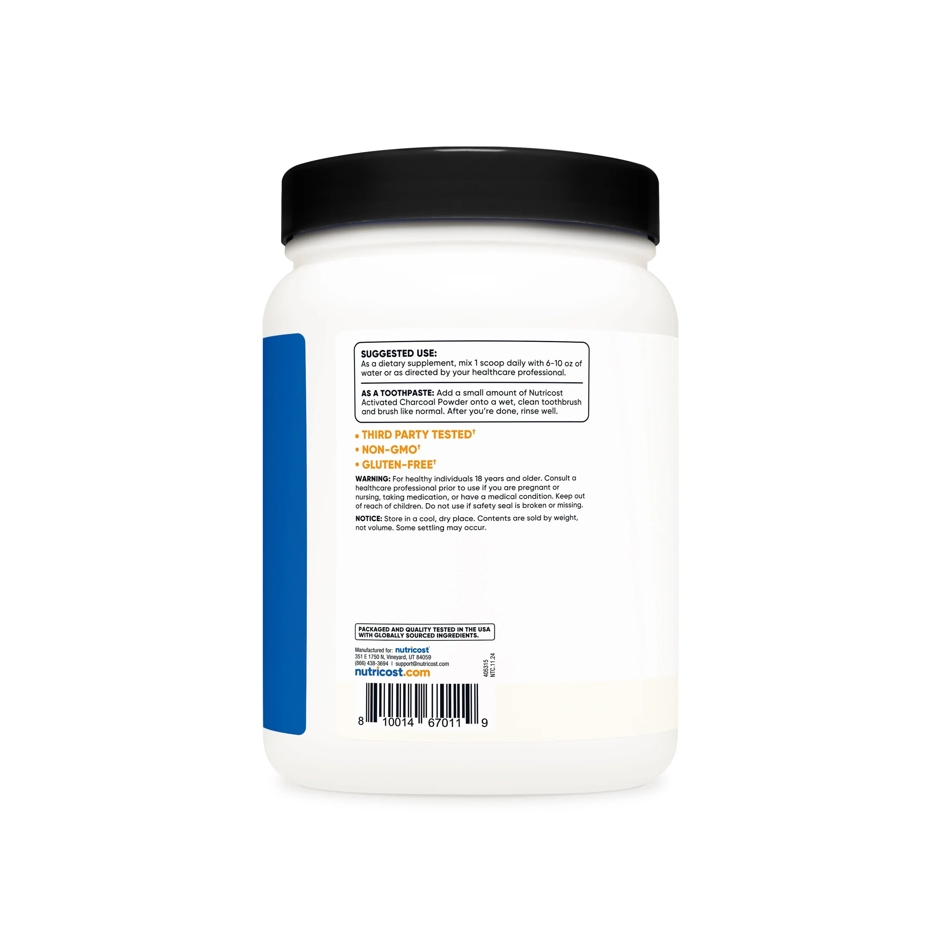 Nutricost Activated Charcoal Powder