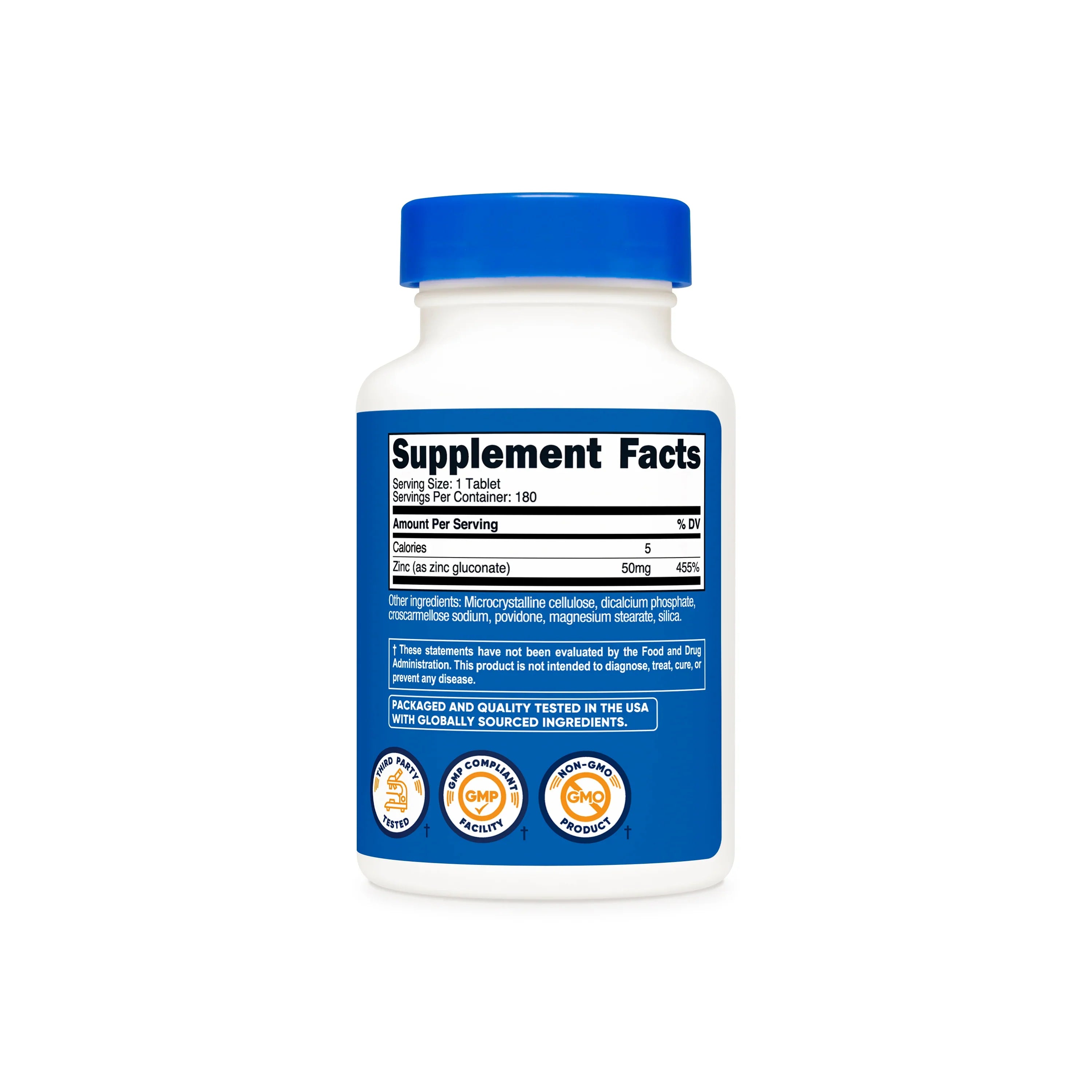 Nutricost Zinc Gluconate Tablets