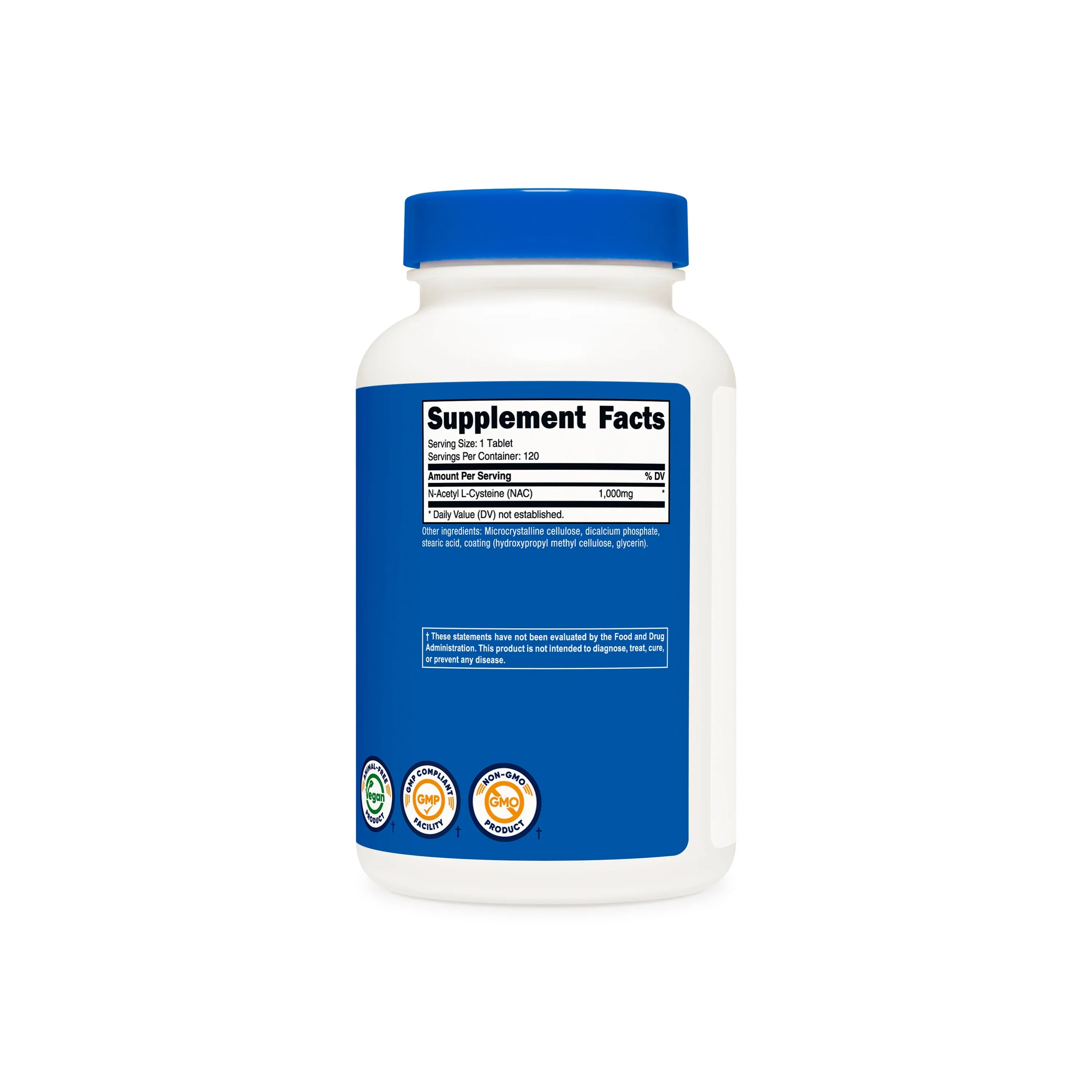 Nutricost N-Acetyl L-Cysteine (NAC) Tablets