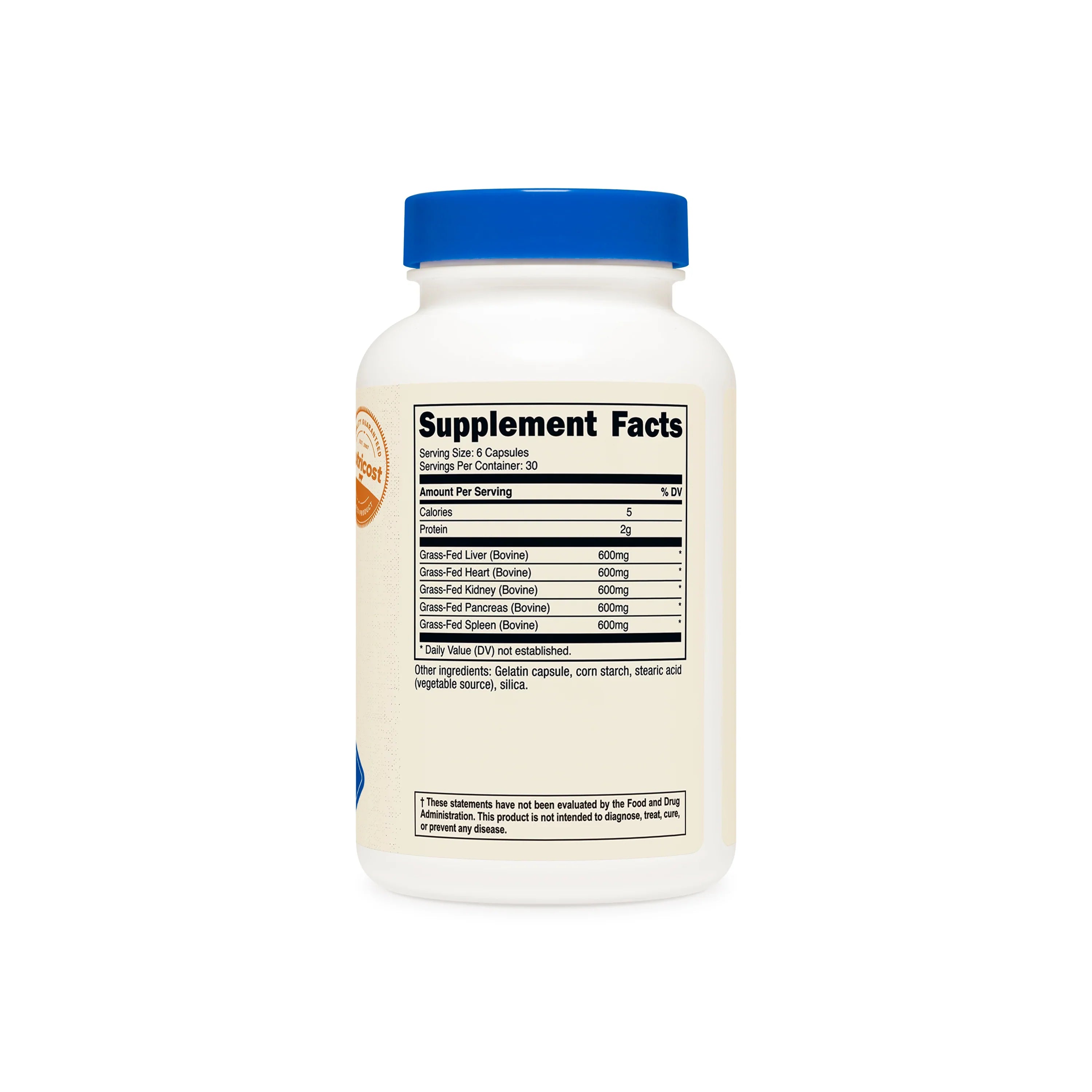 Nutricost Grass Fed Beef Organs
