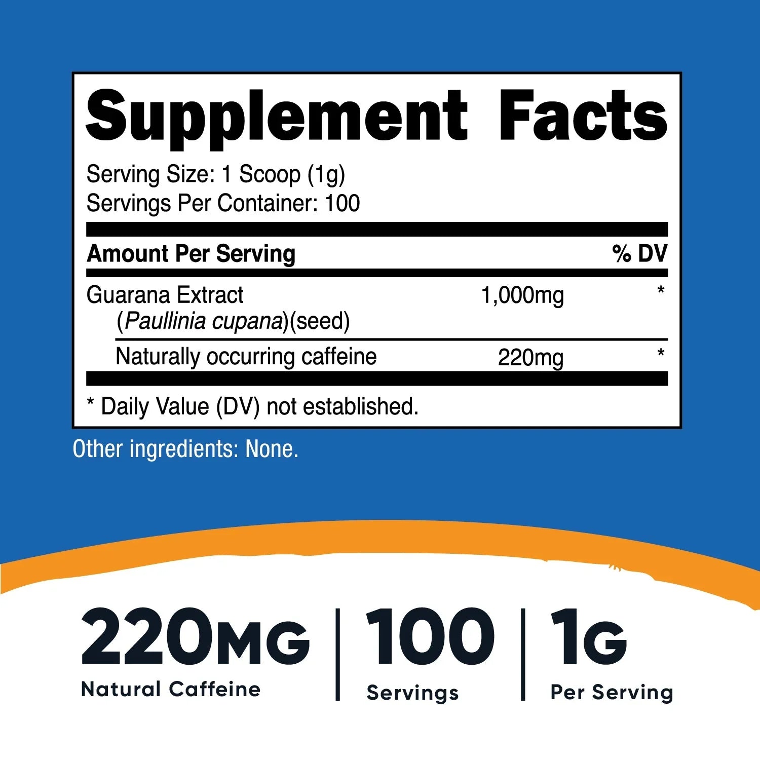 Nutricost Guarana Powder