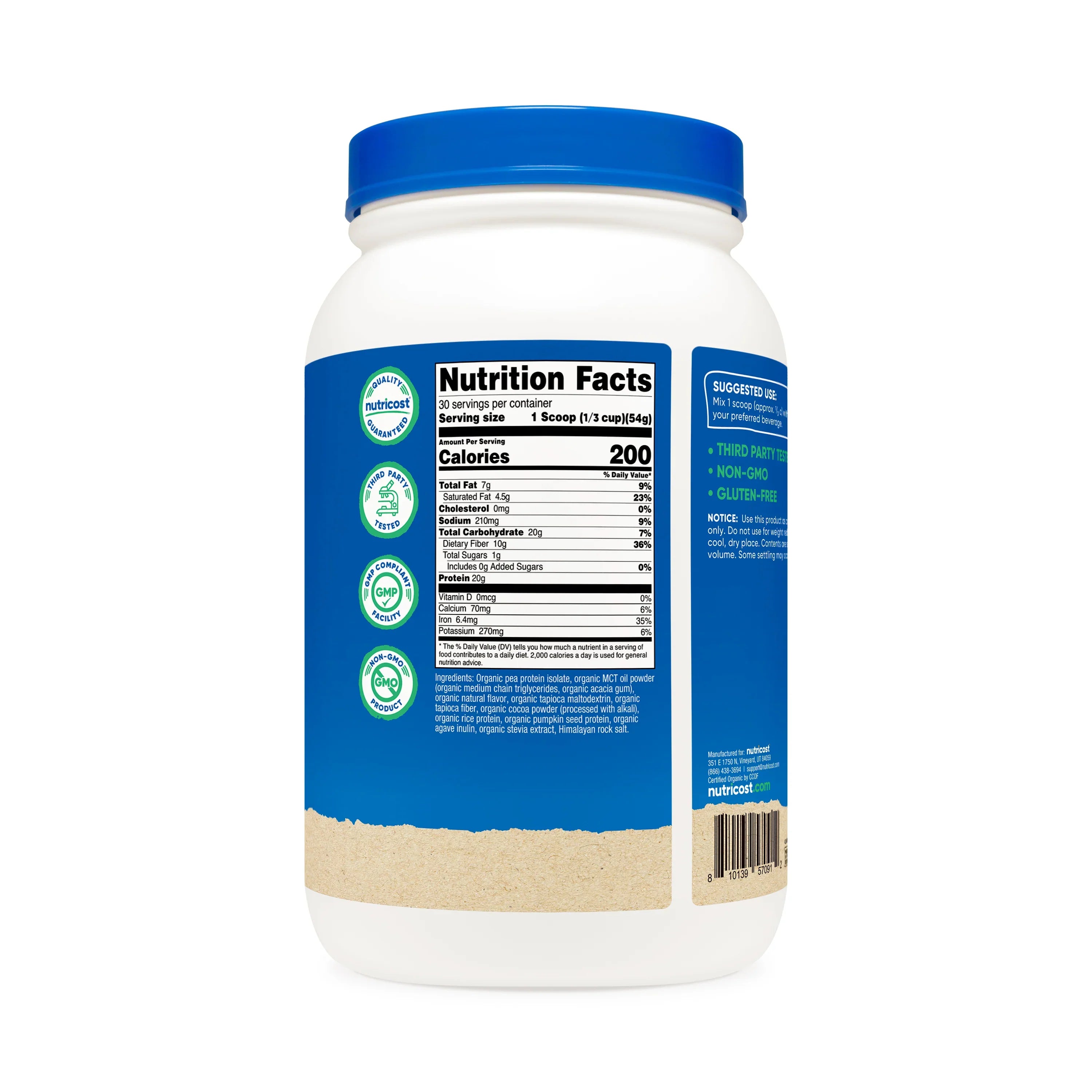 Nutricost Organic Vegan MRP