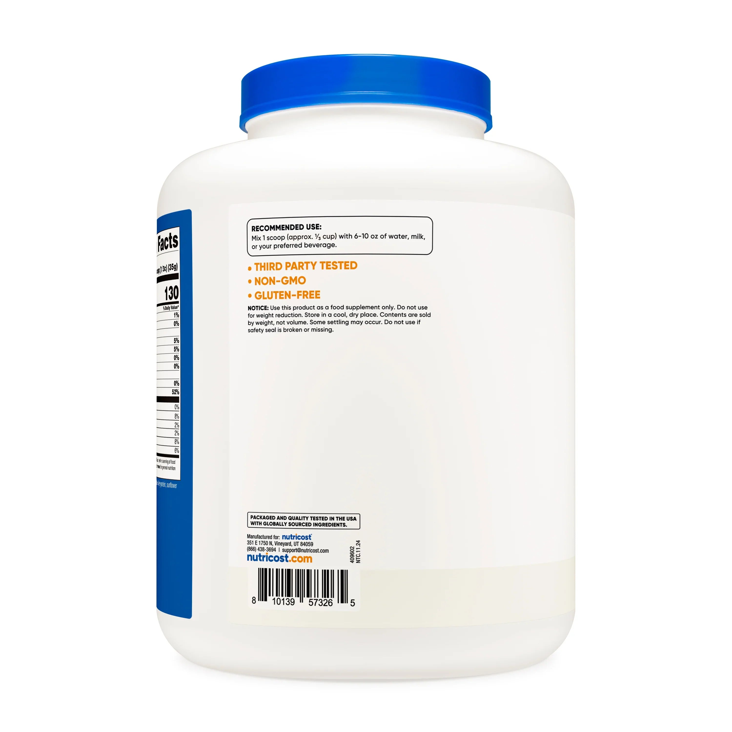 Nutricost Grass-Fed Whey Protein Isolate