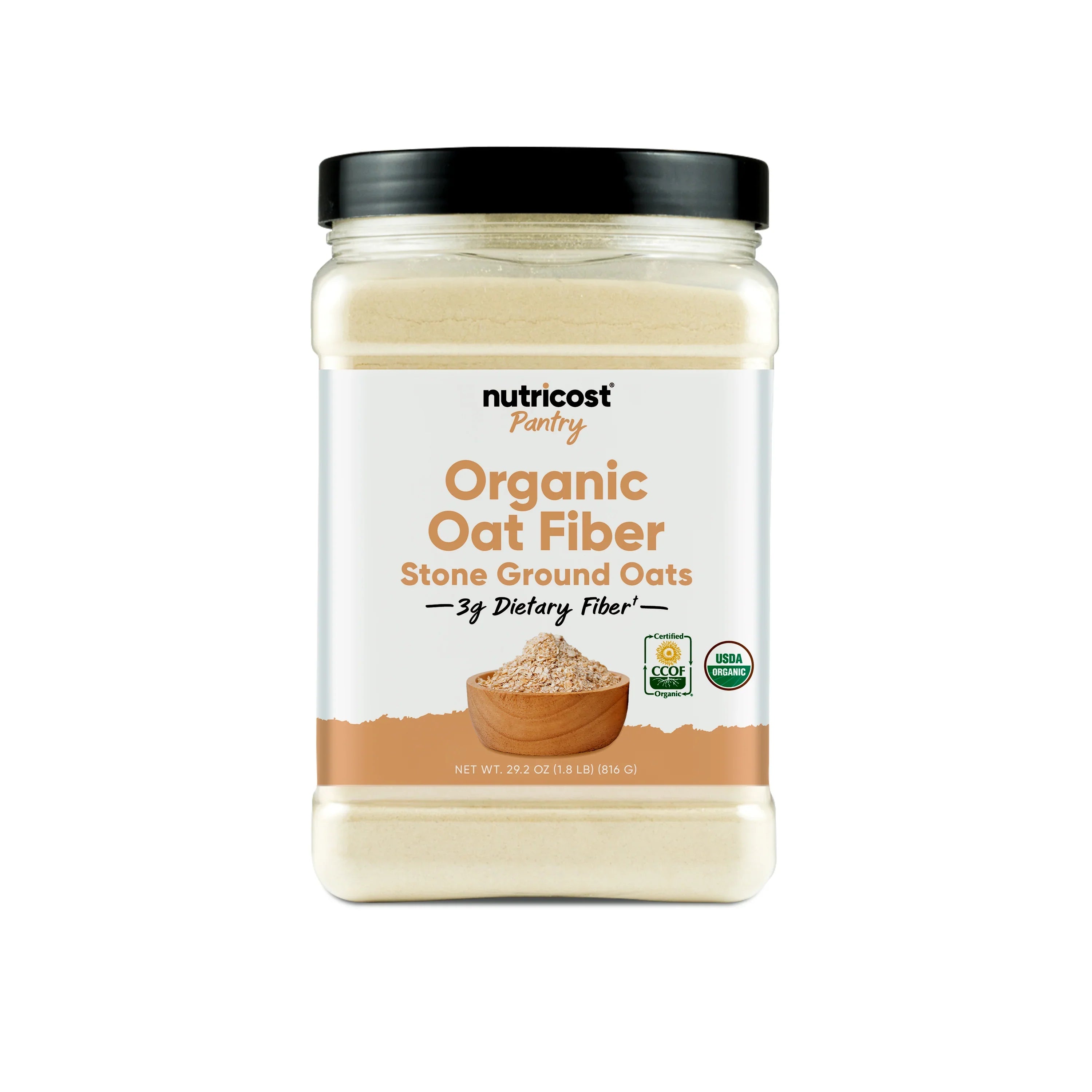 Nutricost Pantry Organic Oat Fiber
