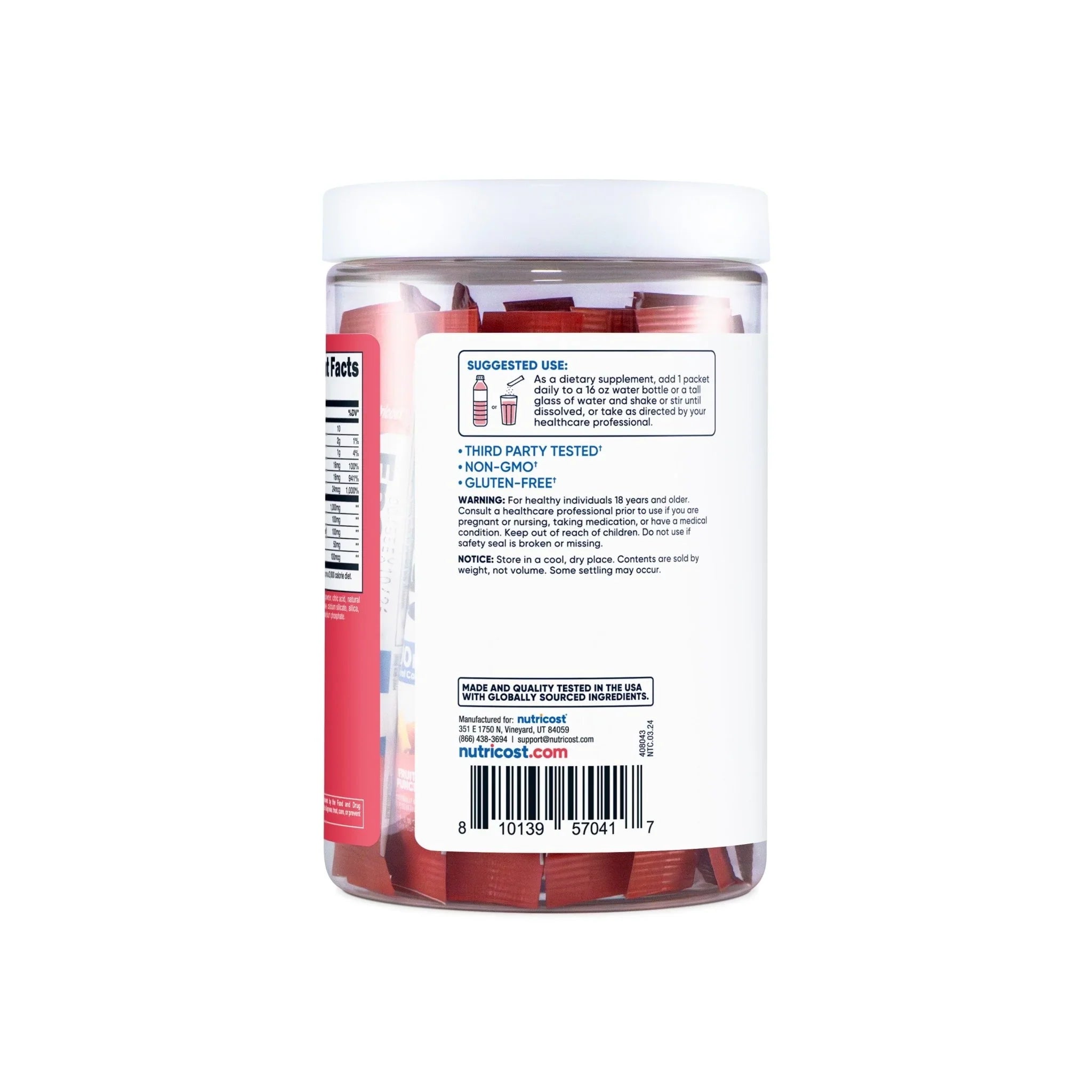 Nutricost Energy Stick Packs (20 Pack)