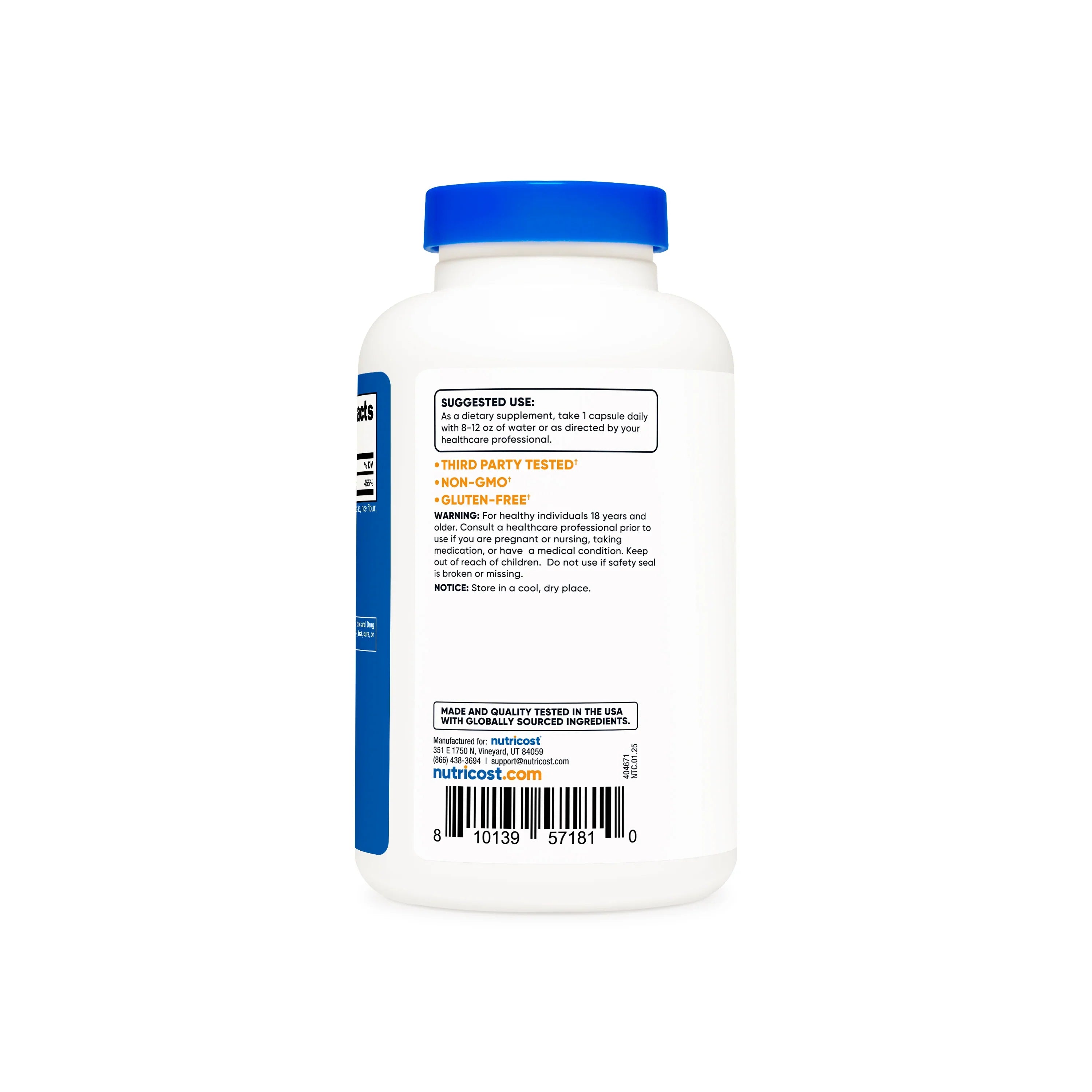 Nutricost Zinc Gluconate Capsules