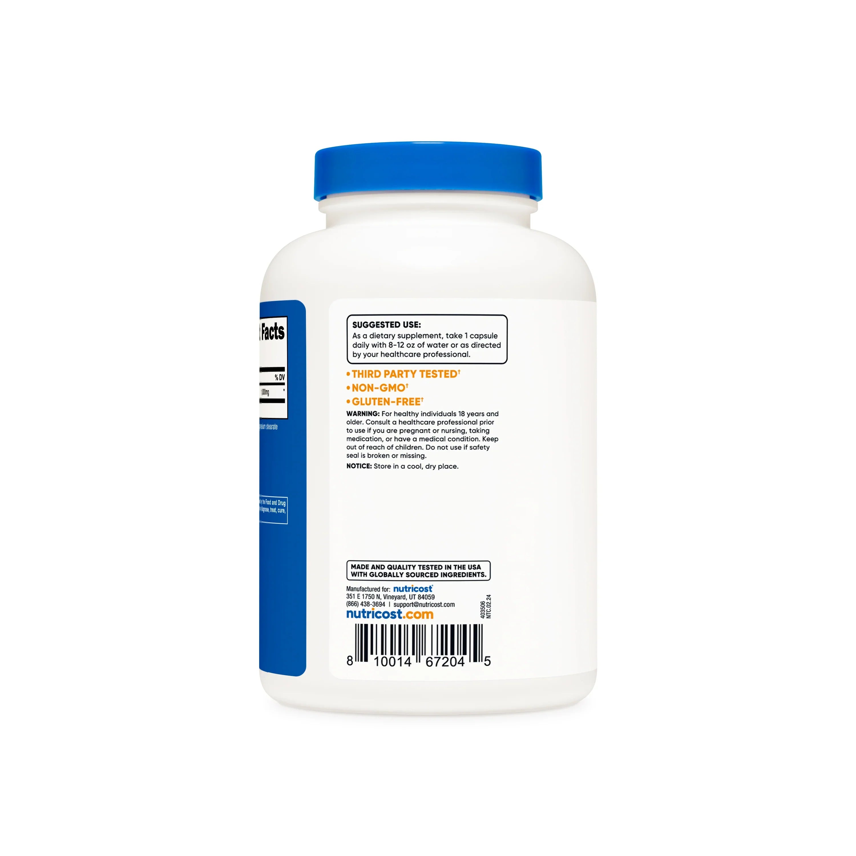 Nutricost Citric Acid Capsules