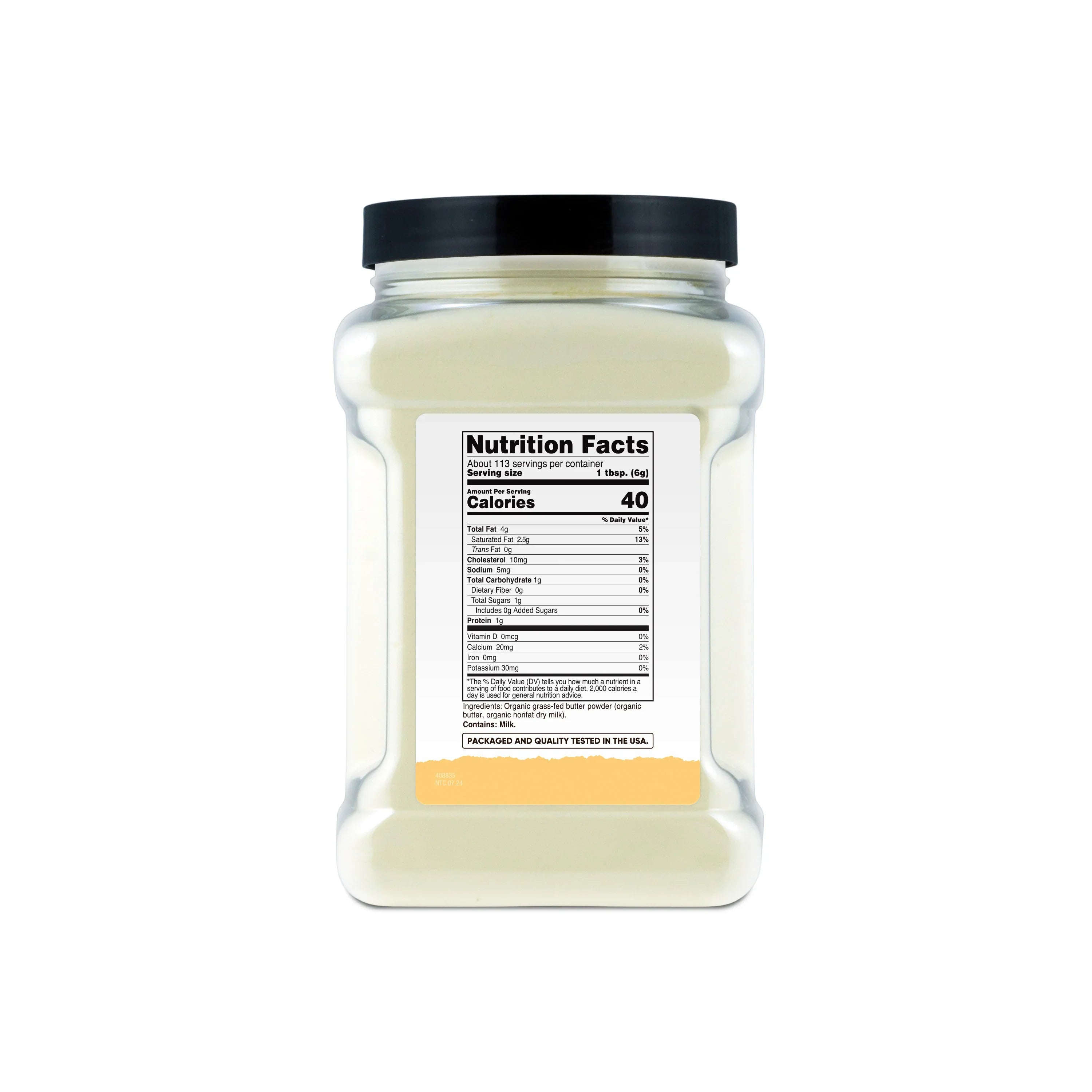 Nutricost Pantry Organic GF Butter Powder