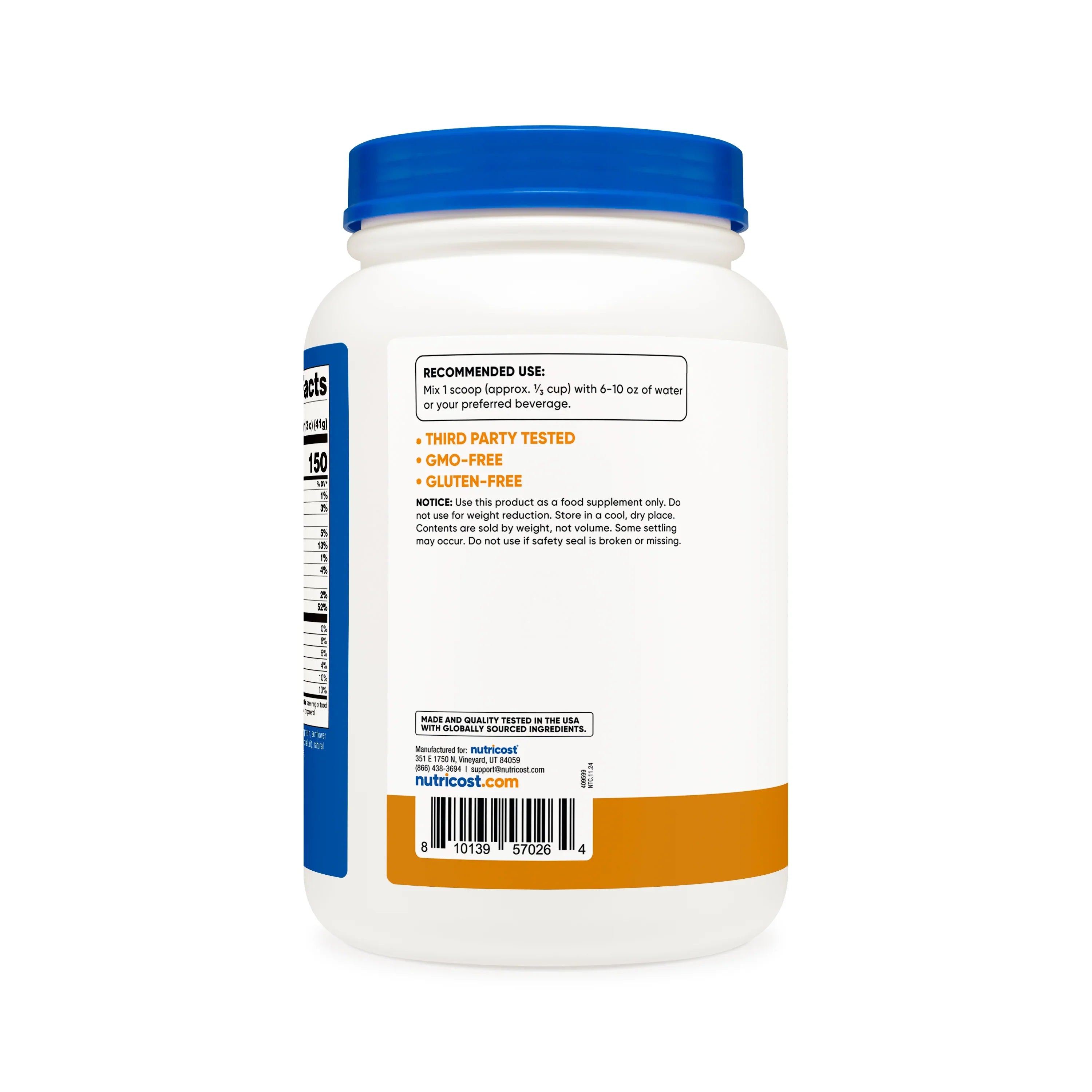 Nutricost Grass-Fed Whey Protein Isolate