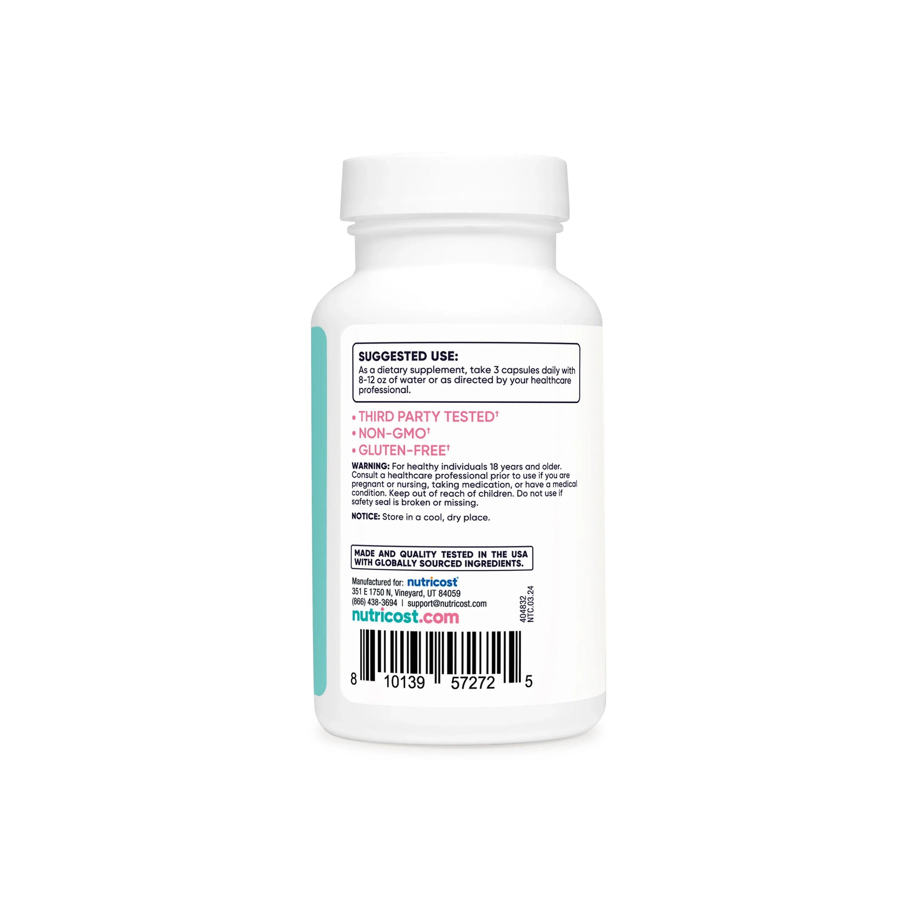 Nutricost D-Mannose with Cranberry Extract for Women