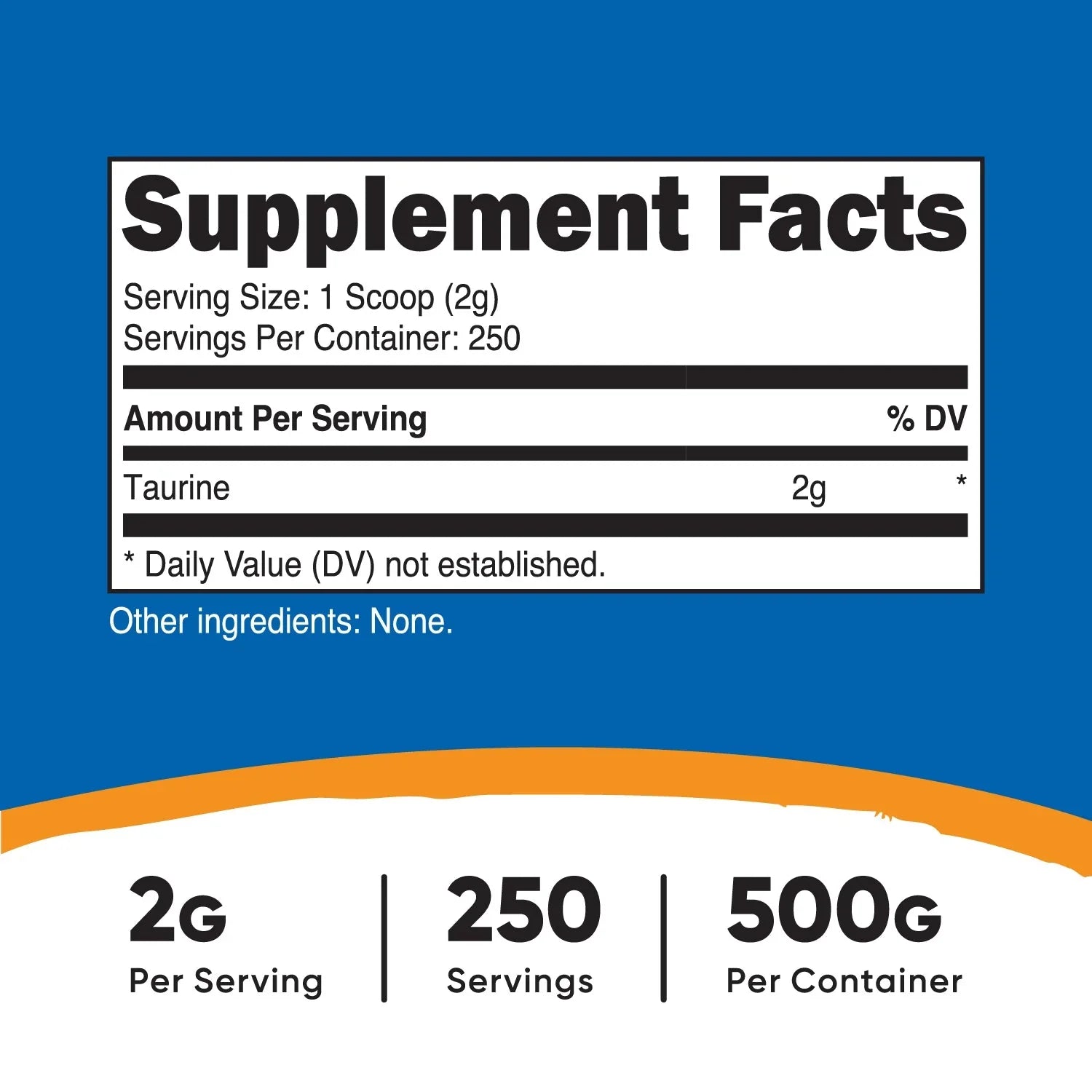 Nutricost Taurine Powder