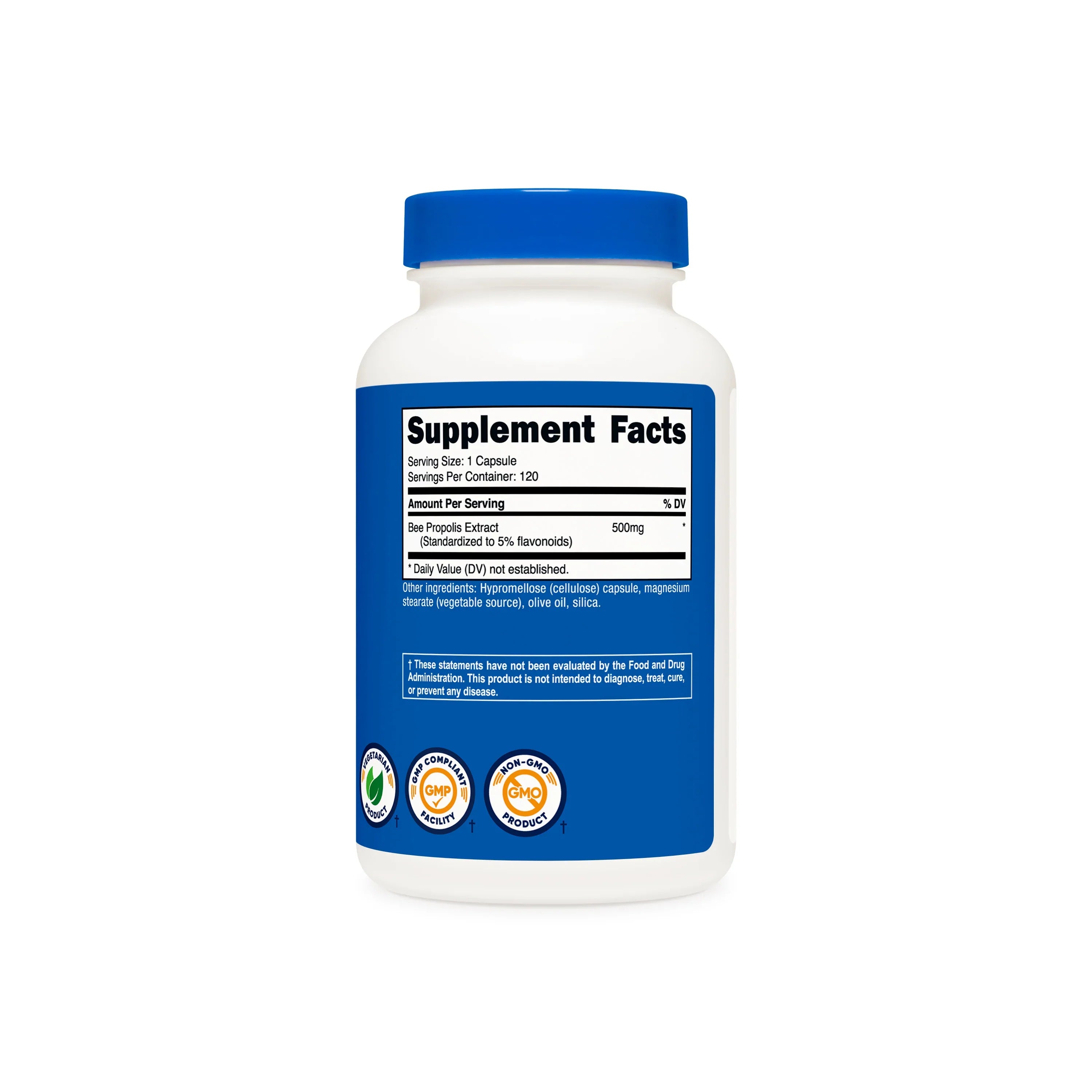 Nutricost Bee Propolis Capsules [5% Flavonoids]