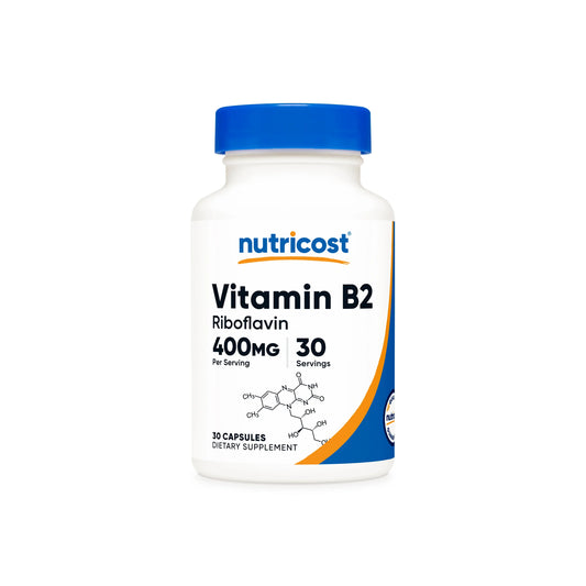 Nutricost Vitamin B2 Riboflavin Capsules