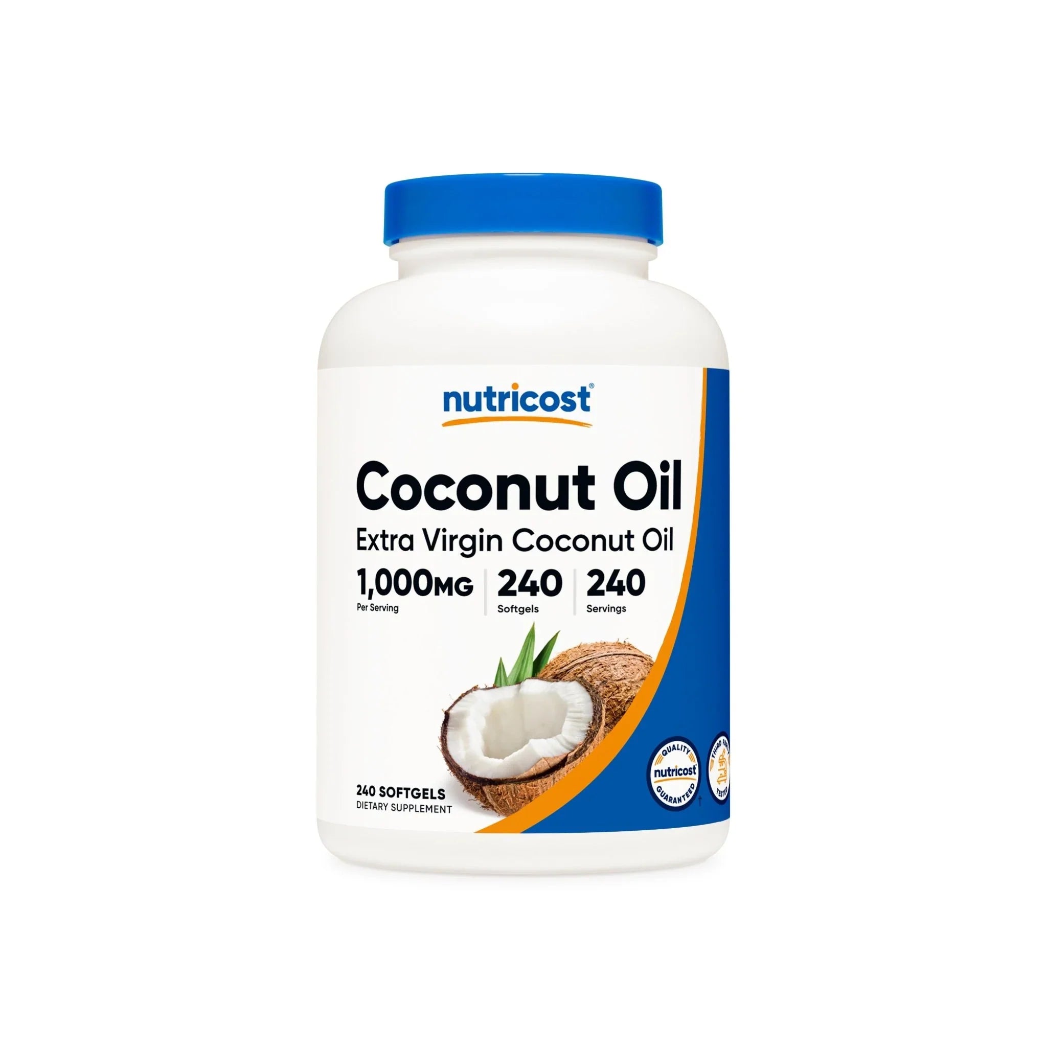 Nutricost Coconut Oil Softgels