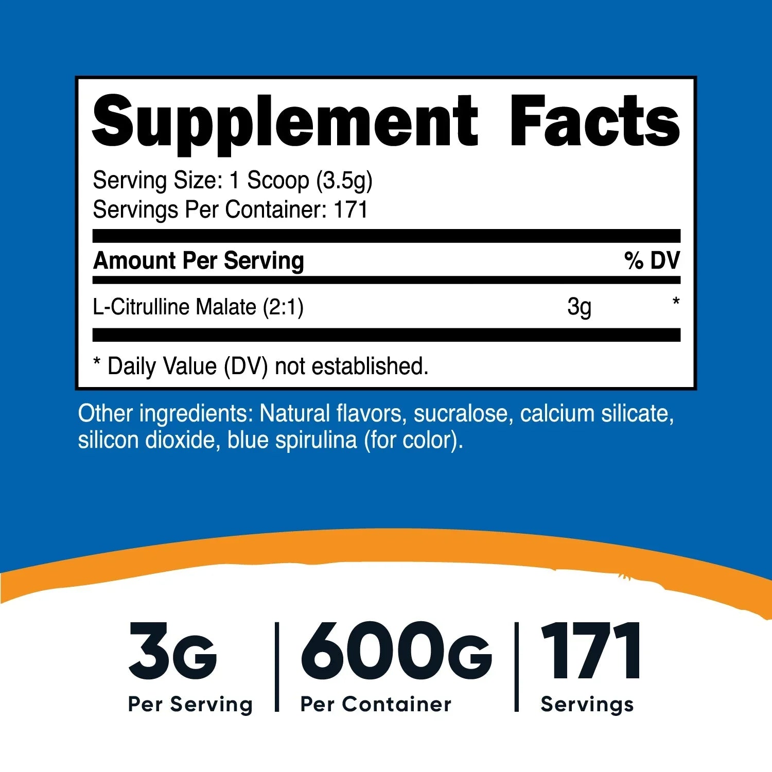 Nutricost L-Citrulline Malate (2:1) Flavored Powder