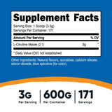 Nutricost L-Citrulline Malate (2:1) Flavored Powder