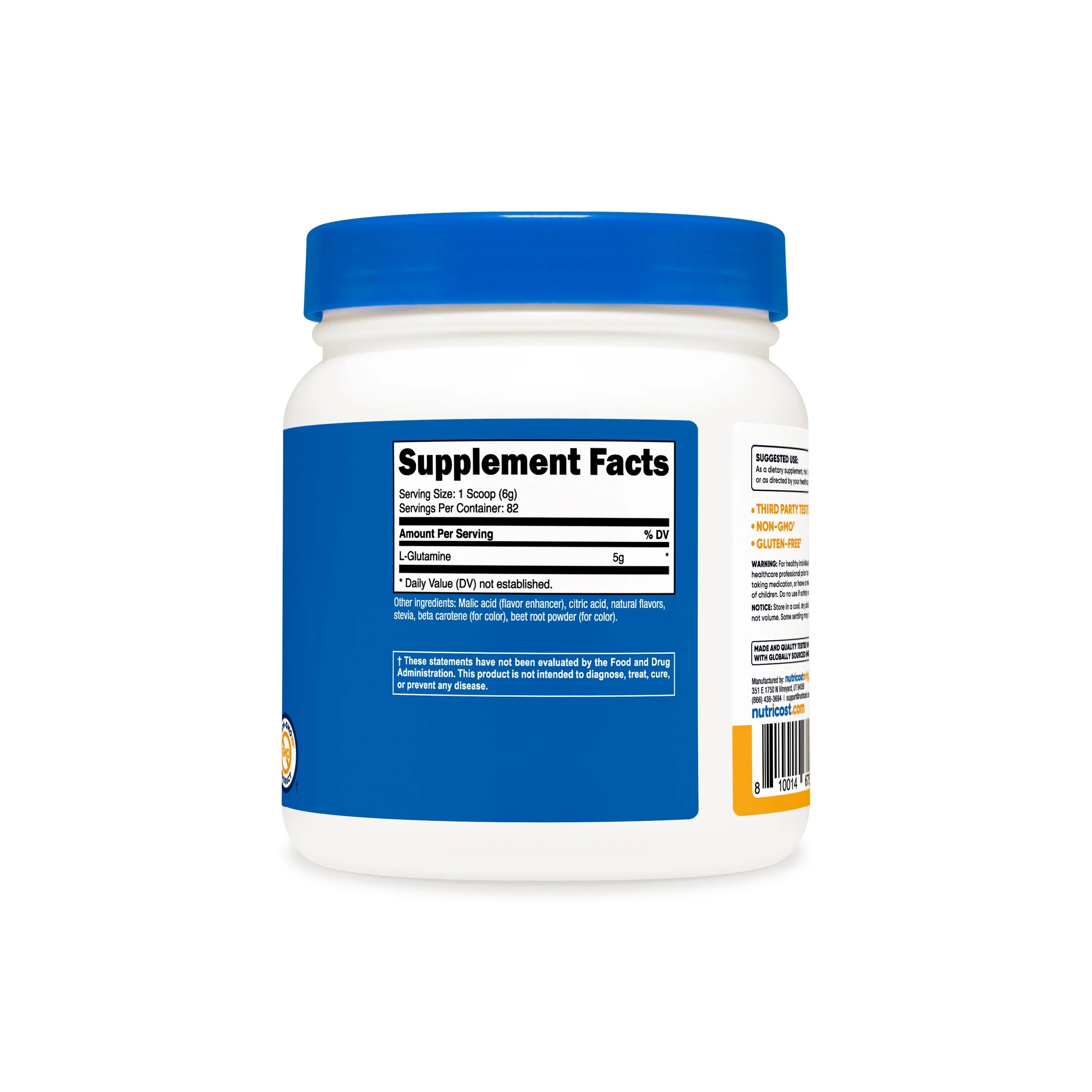 Nutricost L-Glutamine Powder