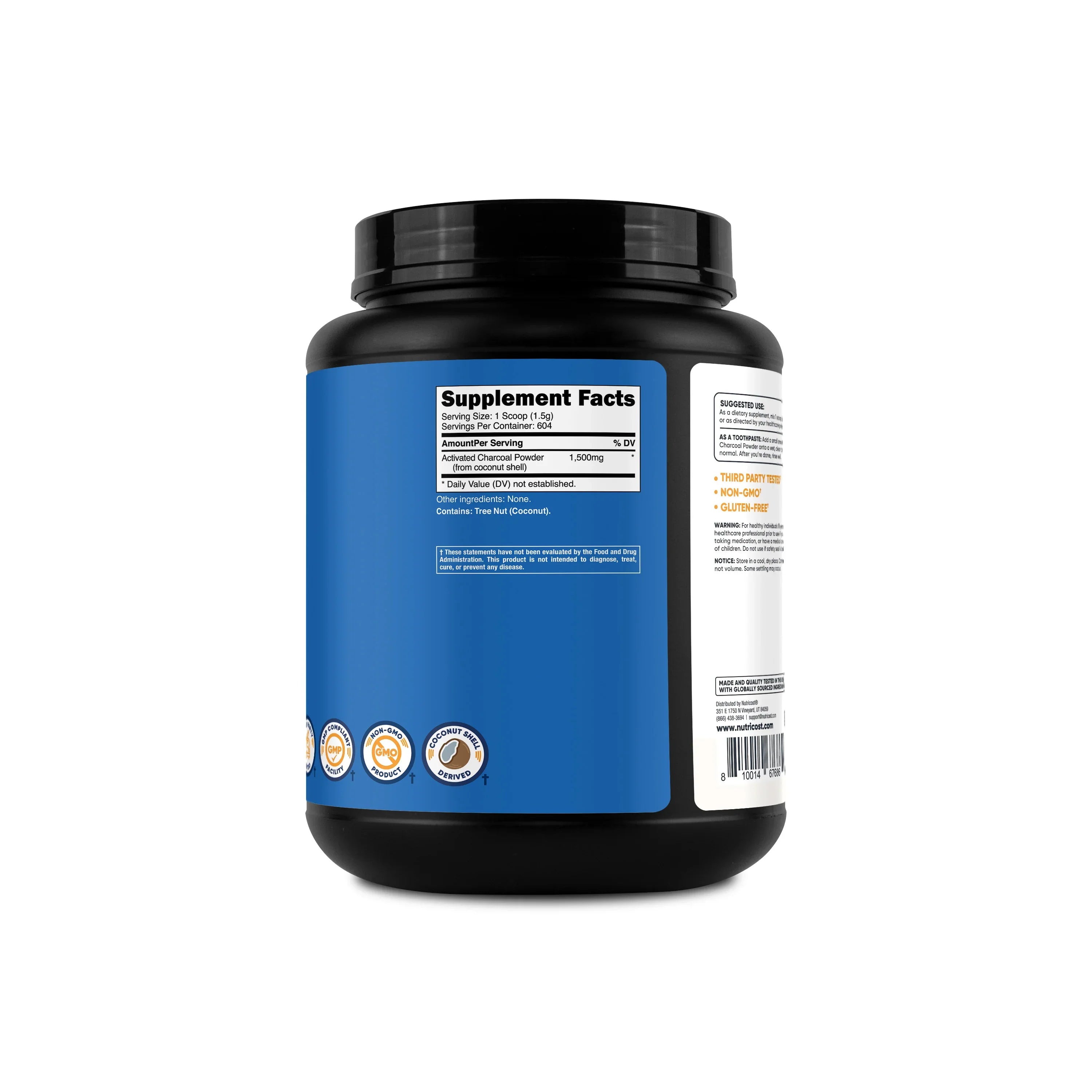 Nutricost Activated Charcoal Powder