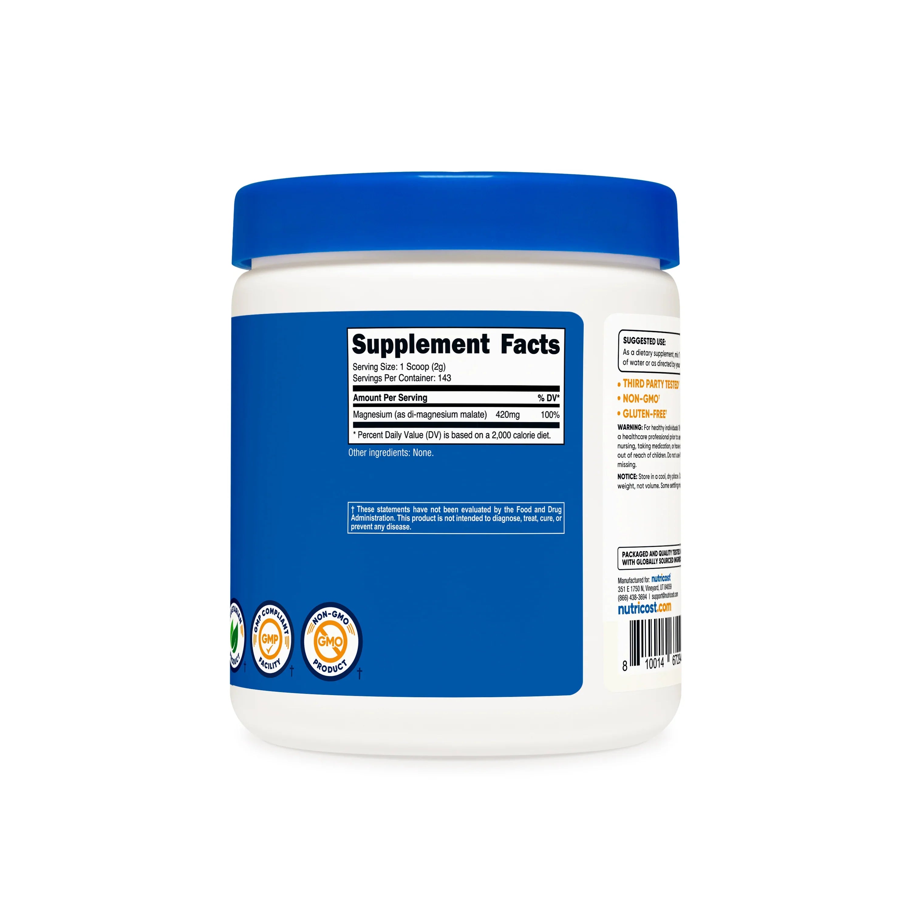 Nutricost Magnesium Malate Powder